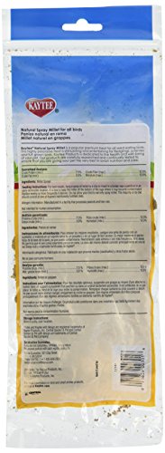 (3 Pack) Kaytee Spray Millet For Birds - Healthy Snack - Parakeet, Parrot Birds - Cage Feeding - No Mess, 6-Count Each