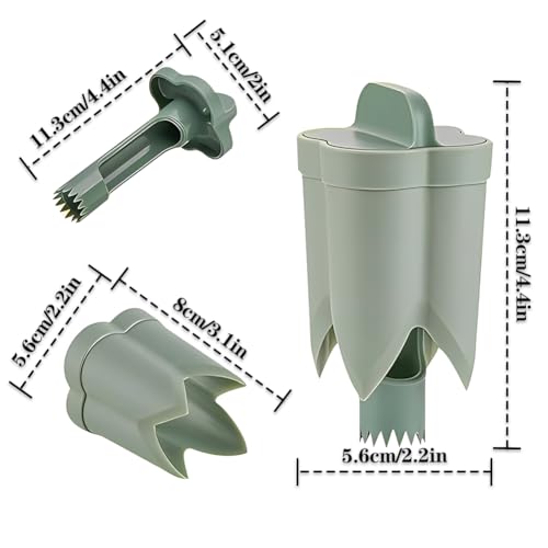 Pepper Seed Corer Remover for Kitchen Gadgets, Home and Camping, Quick and Easy Bell Pepper Prep Tool, Upgraded Vegetabl