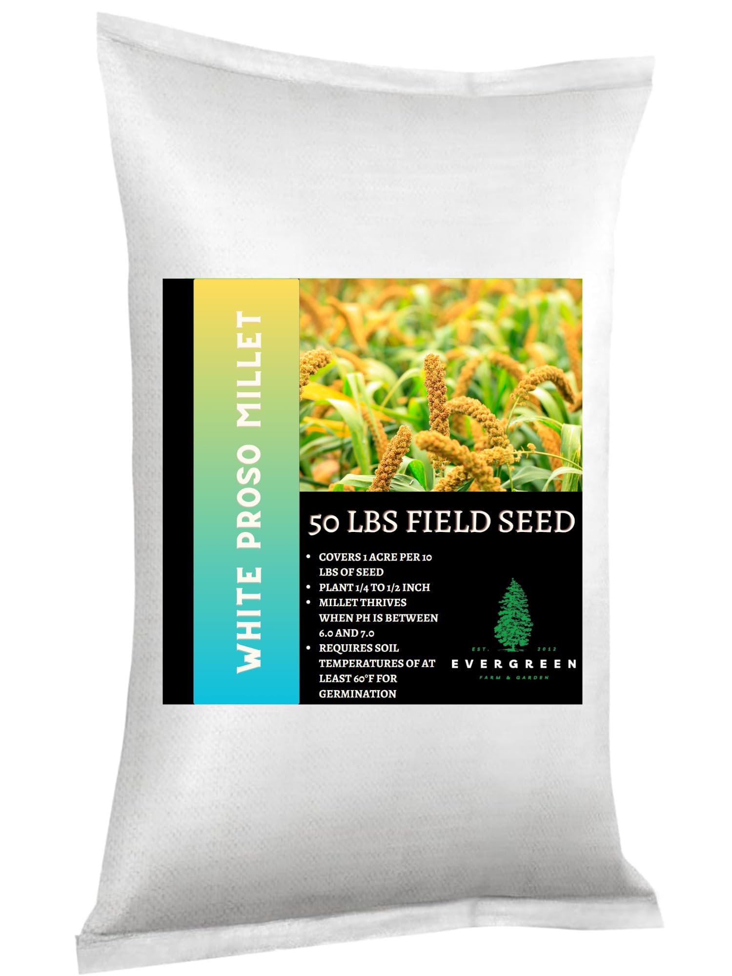 High Protein White Proso Millet Field Seed for Birds (50 Lbs)
| Organic White Proso Millet Field & Bird Seed (50 Lbs)
|